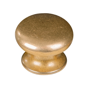 inca gold metal furniture knob 30mm bouton de meuble rond or inca 30mm