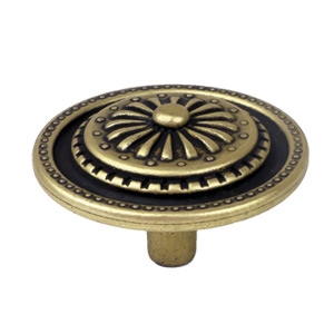 antique bronze furniture knob 44mm 209818