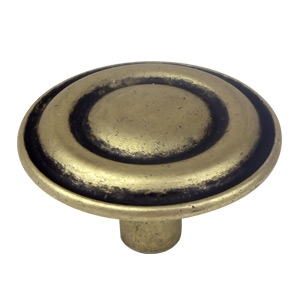 antique bronze furniture knob 33mm 211318