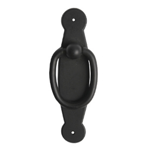 black oxide vertical ring classic rustic furniture handle 2520n