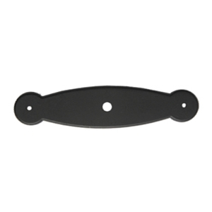 black oxide plate classic rustic furniture handle 2530n