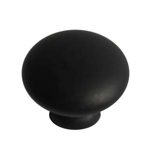 poignee bouton epoxy noir meuble classique rustique 2630n