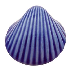 blue porcelain cockle bathroom furniture handle 318m1