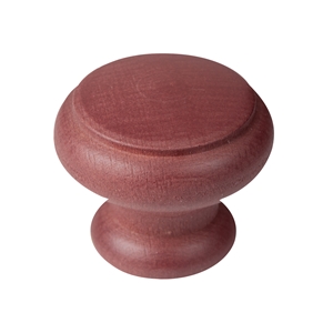 cabinet drawer knob 40mm wood painted burburry bouton meuble 40mm bois peint bordeau