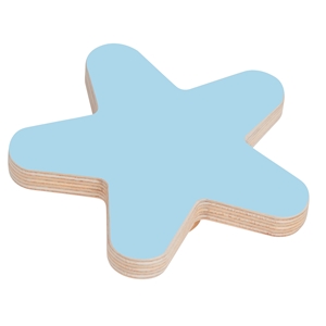 pomo mueble bebe estrella 95mm madera lacada azul celeste bouton etoile 95mm bois de bouleau laque bleu celeste pour meuble de bebe