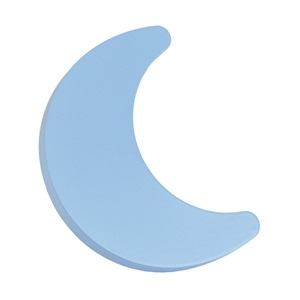 pomos tiradores luna madera lacada azul celeste mueble bebes 441az