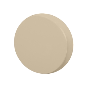 pomos tirador redondo mueble bebe madera lacada beige claro o arena 80mm