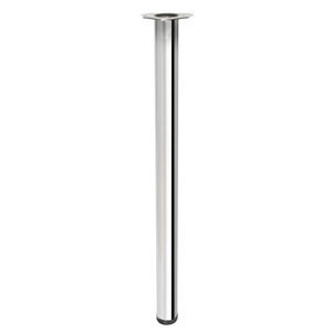 round leg tablesteel chromed legs furniture accesories n352