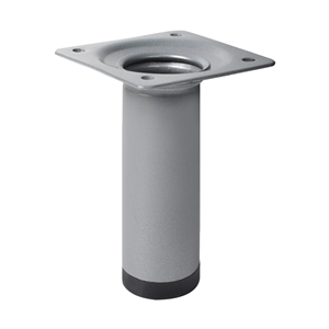 round furniture leg 30mm h100mm painted aluminium pied meuble rond 30mm h100mm peint aluminium