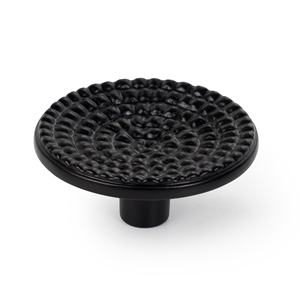 pomo plato redondo metal 42mm negro