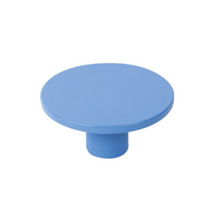 bouton de meuble abs 40 mm teint bleu design jeunesse 7704az