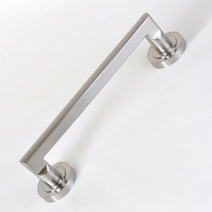 sliding door pulls aluminum round ros satin nickel mod atlas