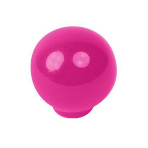 tirador bola abs magenta brillo mueble infantil niños n228