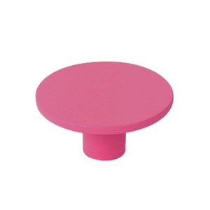 möbelknopf knopf von möbel abs rosa lackiert jugend design 40 mm x 23 mm  7704mg