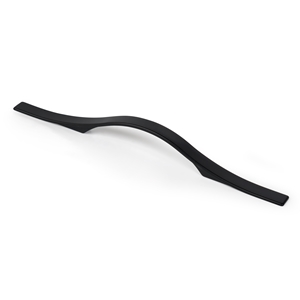 metal handle 96mm ext200mm matt black paint finish