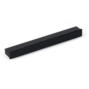 abs plastic profile 64mm matte black