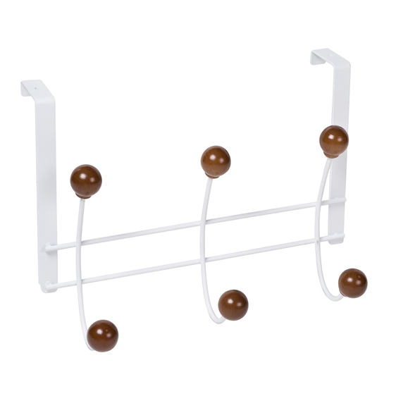 white hanger ball knobs honey varnished beech 265x190mm 902blhm6