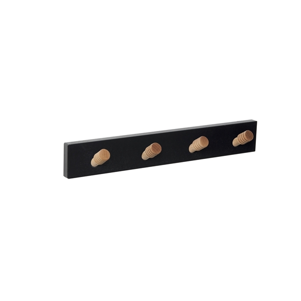 patere mur bois noir 4 boutons inclines naturels nordique scandinave patere mur bois noir 4 boutons inclines naturels nordique scandinave MOD 9403